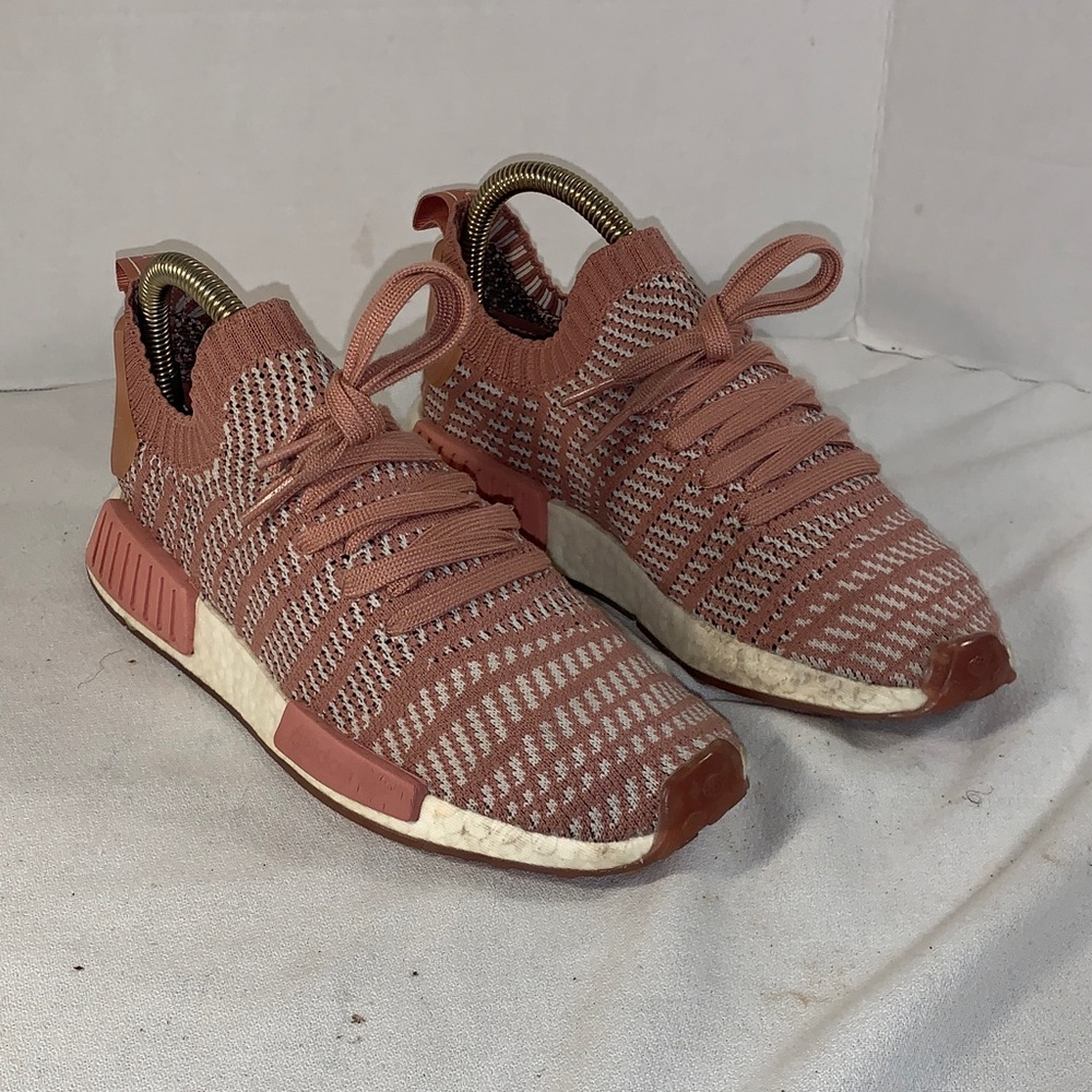 Adidas Women's NMD R1 ‘STLT Pink Purple’ Knit Sneakers
